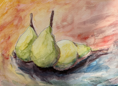 Nanoose Place: 2024 October Watercolor Series 