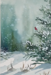 Make Your Christmas Cards Monday Dec. 2nd 4-6:30pm WATERCOLORS